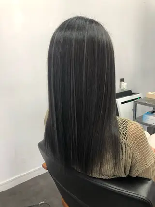 セミロング カラー ヘアアレンジ 大塚 貴之のヘアスタイル