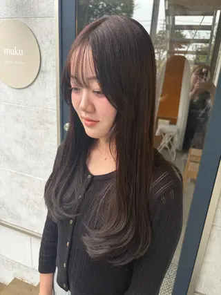 ロング ⭐️髪質改善カラー lisaaaa⭐️のヘアスタイル