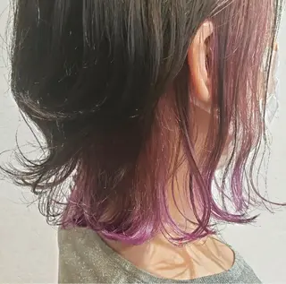 カラー SOiL 安藤優樹のヘアスタイル