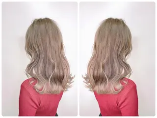セミロング カラー 伊藤 舜斗のヘアスタイル