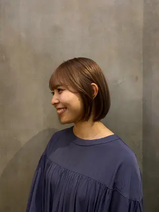 ミディアム 小顔カット 🌿リョウカのヘアスタイル
