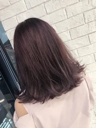 ミディアム カラー オーナースタイリスト 奈須雄紀のヘアスタイル
