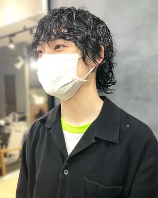 パーマ ヘアアレンジ メンズ メンズ特化✂️栗原 侑也のヘアスタイル
