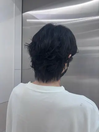 パーマ メンズ リコ🪐レイヤー モデル募集のヘアスタイル