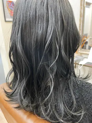 セミロング カラー TOWA 野村　コウダイのヘアスタイル