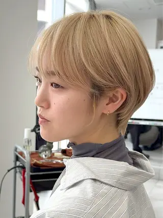 ショート 溝口 開世のヘアスタイル