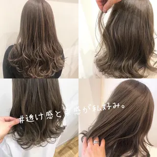 カラー パーマ ヘアアレンジ 髪質改善/韓国風 レイヤー/田村祐樹のヘアスタイル