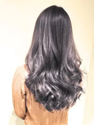 ロング カラー パーマ ヘアアレンジ メンズ キッズ ネイル マツエク・マツパ バレイヤージュ/ 髪質改善/渡邉悟🌱のヘアスタイル