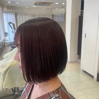 ショート カラー 🍒暖色カラー🍒 ✨髪質改善✨西村亜弥のヘアスタイル