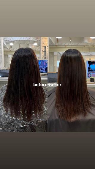 ロング 八木橋 音寧のヘアスタイル