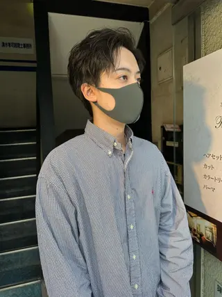 ヘアアレンジ メンズ カット スパのヘアスタイル
