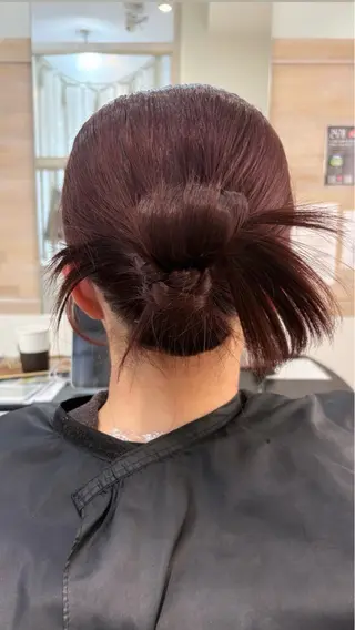 ミディアム 垢抜け 雰囲気アップ ふにゅう ののかのヘアスタイル