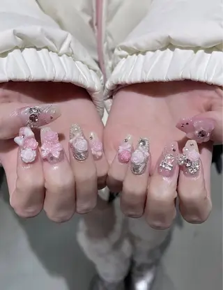 ネイル Sora nail 長さ出し専門店のネイルデザイン