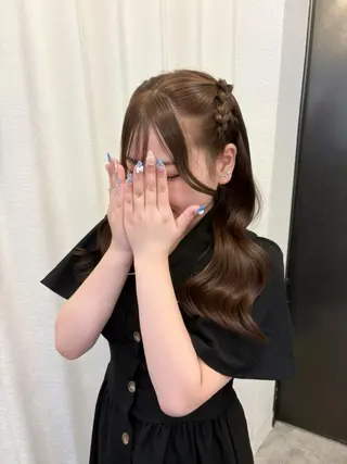 ヘアアレンジ ミディアム 🎀ヘアセット/ 博多美容室ゆうあ🎀のヘアスタイル