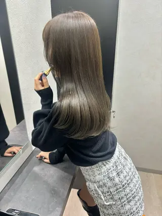 ロング カラー ✨髪質改善/透明感 カラー🪽わかなのヘアスタイル