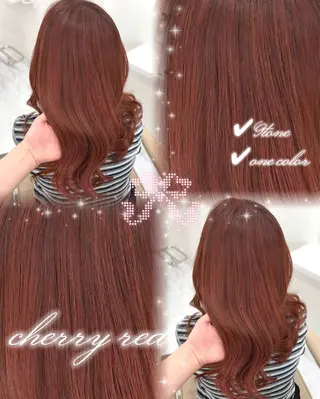 セミロング カラー 河合 愛実のヘアスタイル