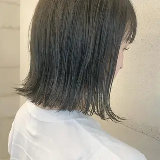 ショート カラー 透明感カラー✂︎ /縮毛矯正/YUKAのヘアスタイル