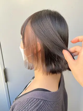 ショート 🪞透明感カラー🫧 縮毛矯正🥇かずきのヘアスタイル