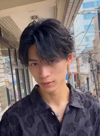 メンズ メンズ特化パーマ& カラー🔥浅野士稀のヘアスタイル