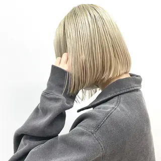 ショート カラー レイヤーボブ/ボブ 仲川和人のヘアスタイル