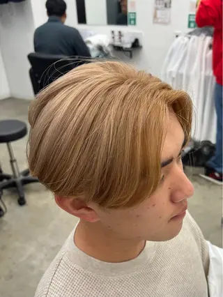 ショート カラー パーマ メンズ メンズ特化🇰🇷 スズキシュンタのヘアスタイル