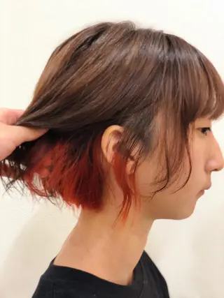 ショート カラー リリー /Men's/パーマのヘアスタイル