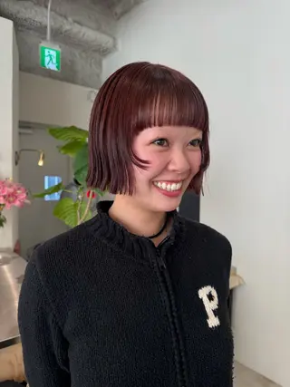 ショート カラー 村田 茉優のヘアスタイル