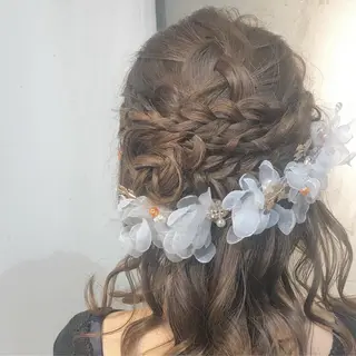 セミロング sano sayakaのヘアスタイル