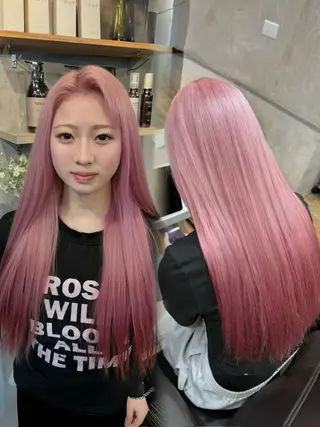 ロング カラー 心斎橋難波/カラー ココロのヘアスタイル