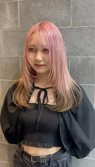ロング カラー ヘアアレンジ 💎ハイトーン/ 艶カラー💎souのヘアスタイル