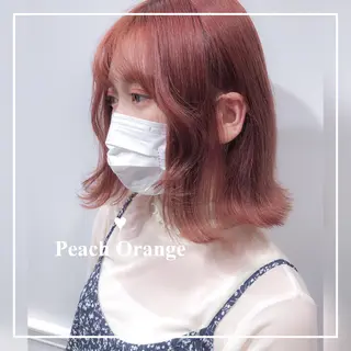 ミディアム カラー miyu /トレンド カラー×艶髪のヘアスタイル