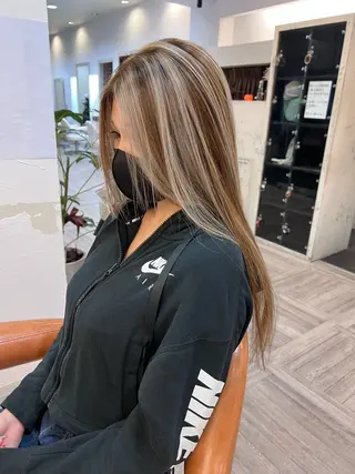 ロング カラー 林 聖也のヘアスタイル