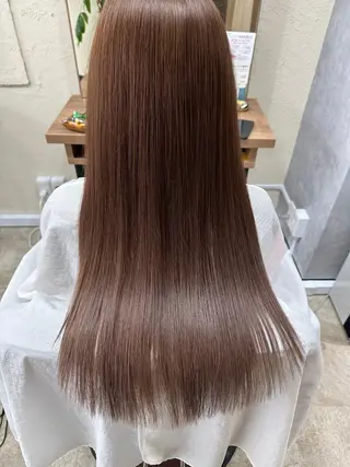セミロング カラー 髪質改善No.1🍀 🍀銀座🍀矢尾板のヘアスタイル