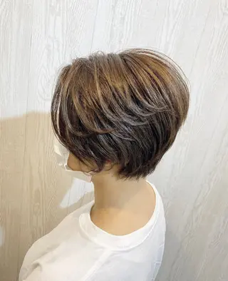 ショート カラー パーマ メンズ TELA HAIR 副代表 岡田のヘアスタイル