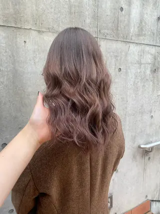 セミロング カラー 髪質改善/艶カラー /EisoAkariのヘアスタイル