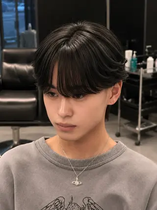 ショート パーマ メンズ 🌀メンズパーマ特化 名古屋/shu🌀のヘアスタイル