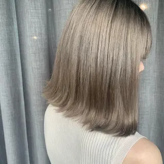 ミディアム カラー etore 矢場町 南沙希のヘアスタイル