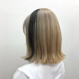 ミディアム もりたみかこ 美容師お休み中のヘアスタイル