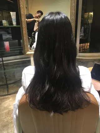 ロング カラー 北條 優輝のヘアスタイル