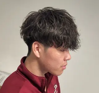 ショート パーマ メンズ 【イケメン風パーマ】 SHOFYのヘアスタイル