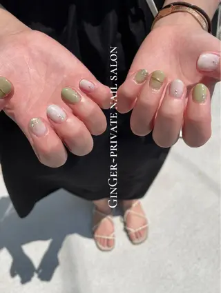ネイル ginger nail&spaのネイルデザイン