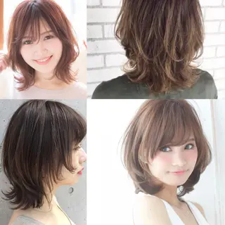 ミディアム 【ANSWER】 渡辺カリン🌼のヘアスタイル