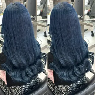 カラー ヘアメ🎀ハイトーン 🩵エクステ🪄しほのヘアスタイル
