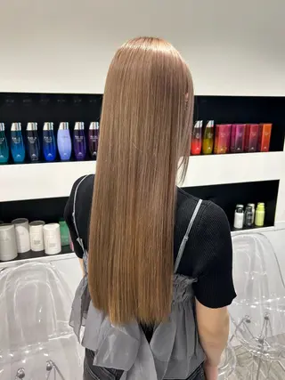 ロング himari💜 酸性ストレートのヘアスタイル