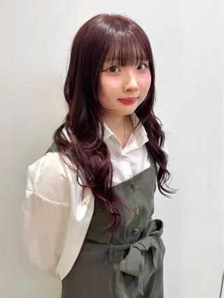 ロング カラー けー すけのヘアスタイル