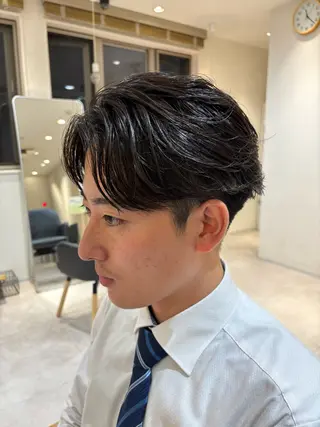 パーマ メンズ メンズパーマ美容師 りゅうせいのヘアスタイル
