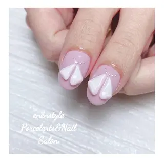 ミディアム ネイル 🐾enen style 🐾のネイルデザイン