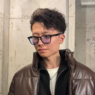 ショート パーマ メンズ お悩み×垢抜け特化 KAYA/渋谷のヘアスタイル