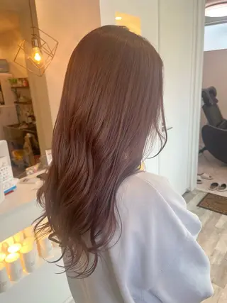 ロング カラー ambellir 山本伽椰のヘアスタイル