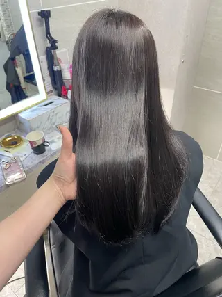 ロング 盛れる韓国ヘア / カワラギアユミのヘアスタイル